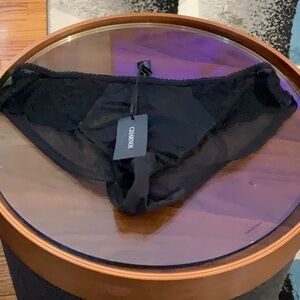 Char is Opera black lace panties uk 16 tags